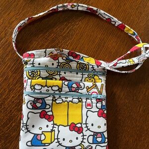 Handmade Hello Kitty Kids Bag - White, Yellow, Red
